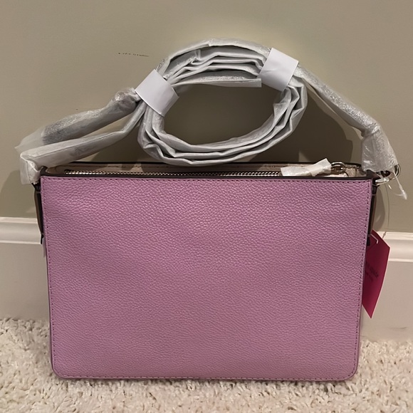 NWT Kate Spade Pink Cream Sweet Pea Multi Convertible Crossbody Bag MSRP $198 - Picture 3 of 11